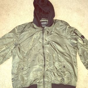 Guess Jacket with Removable Hood - Size Medium